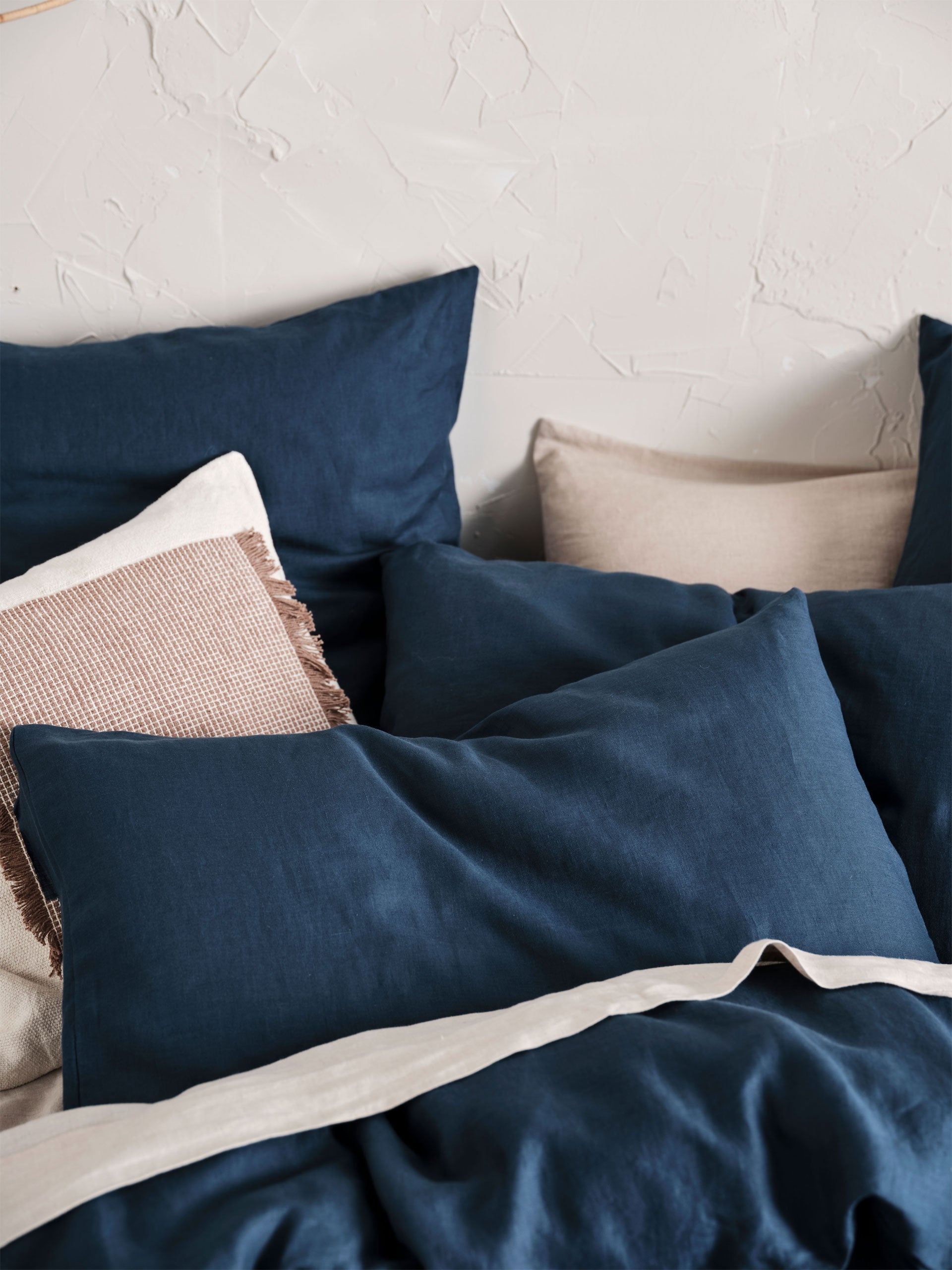 Nimes Navy Standard Pillowcase