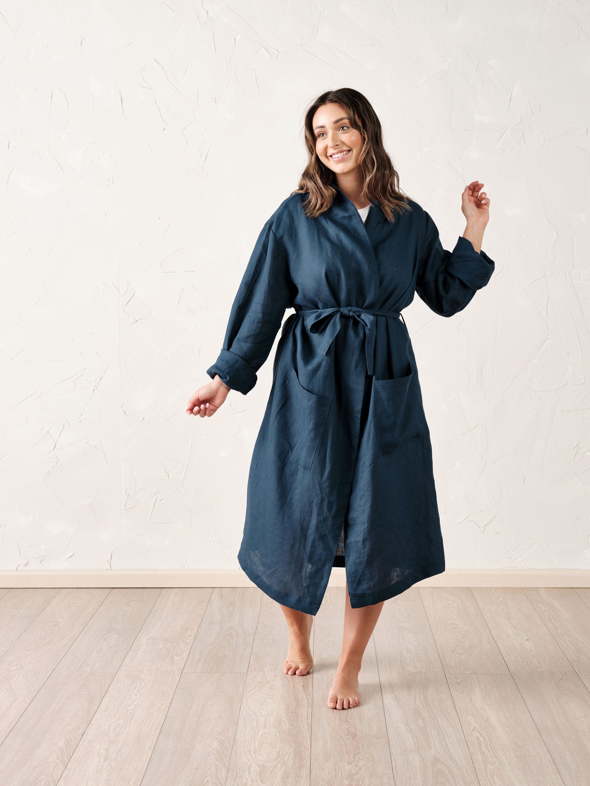 Nimes Navy Robe