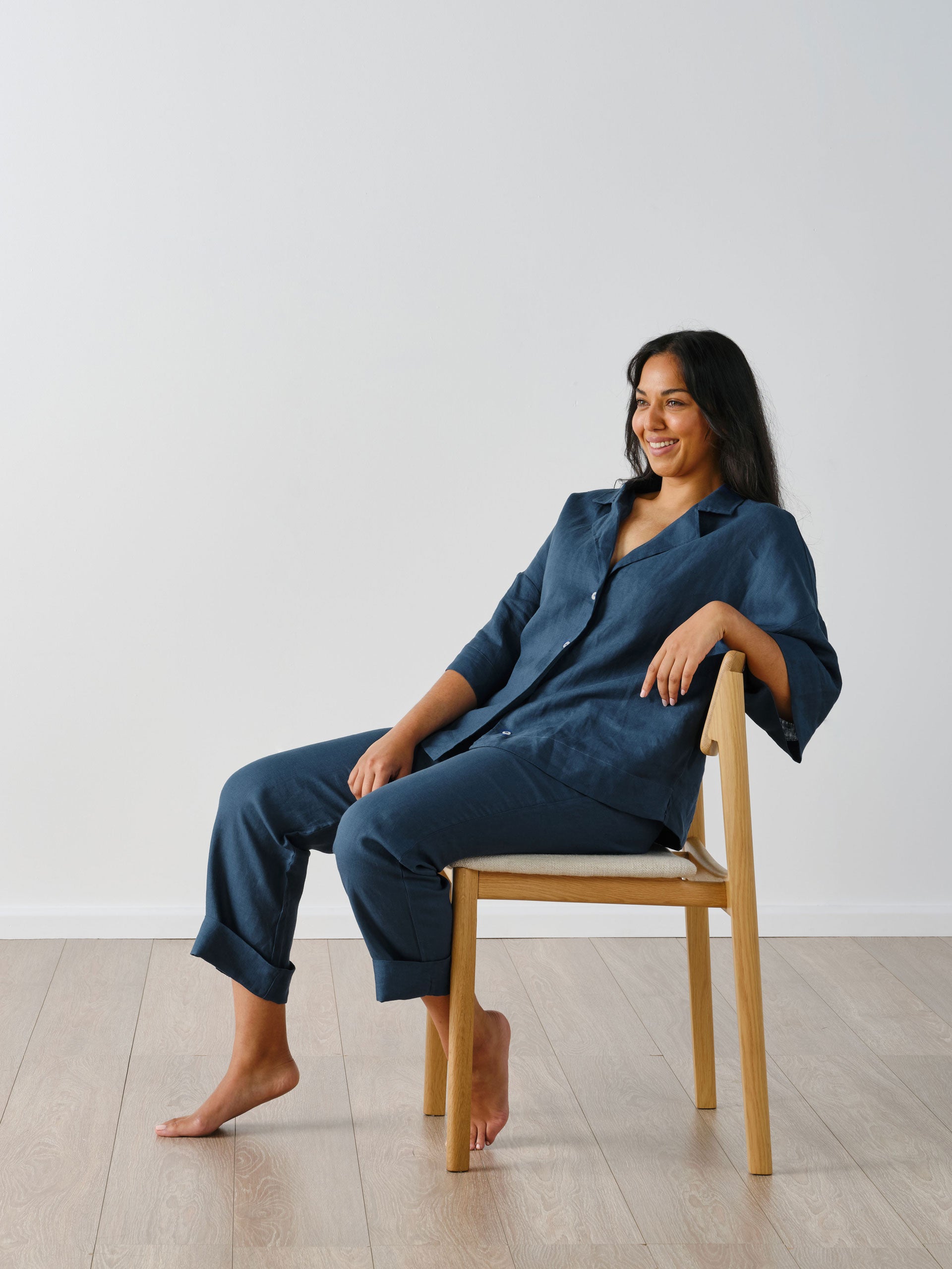 Nimes Navy Pants