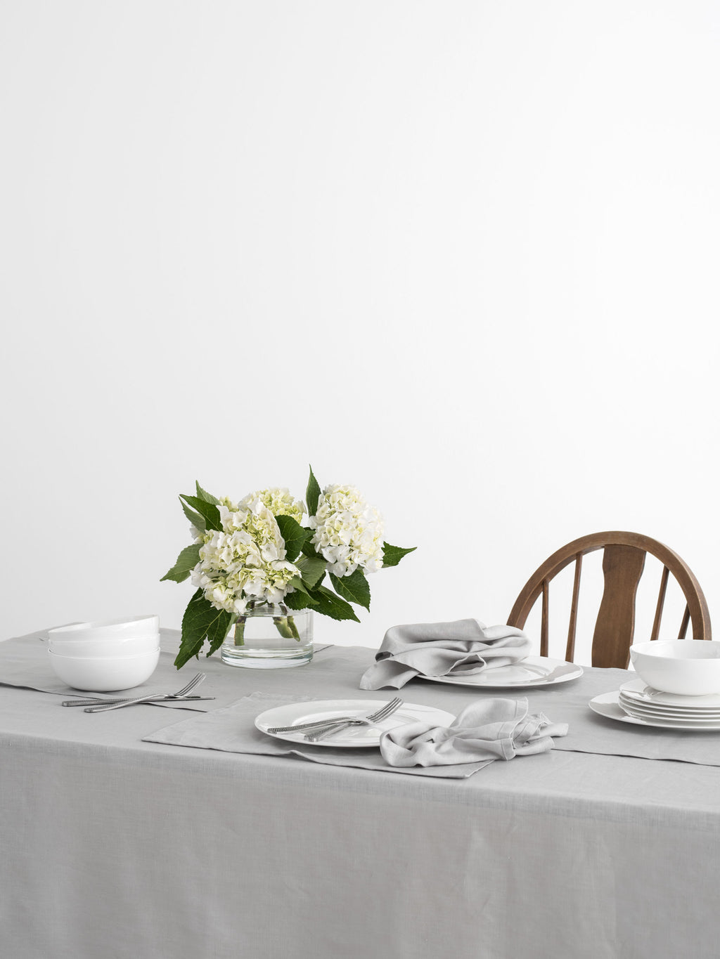 Nimes Pale Grey Tablecloth
