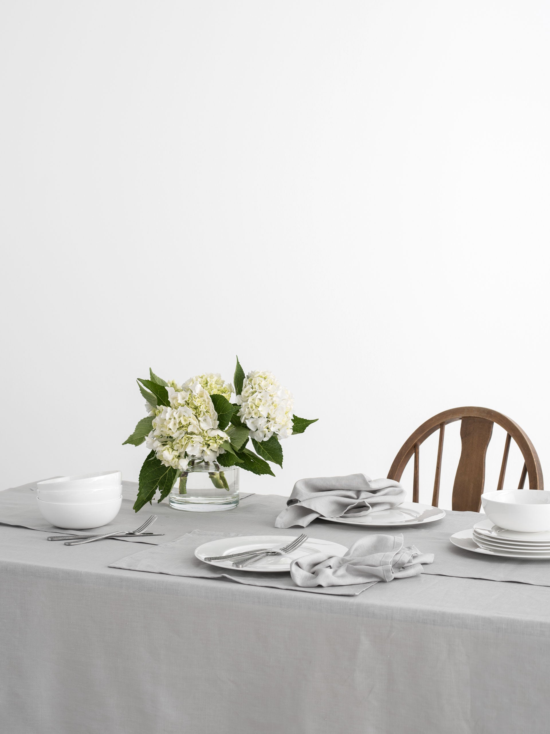 Nimes Pale Grey Tablecloth