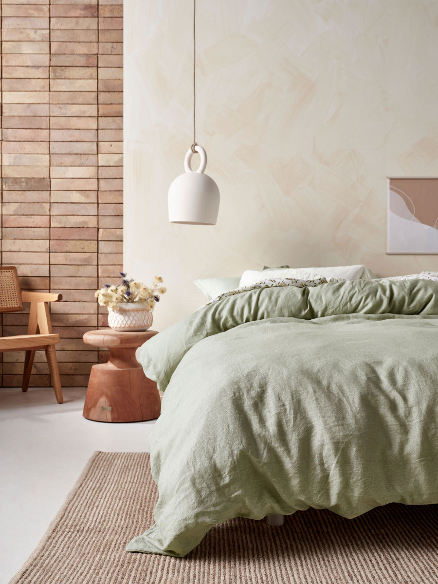 Nimes Wasabi Quilt Cover Set