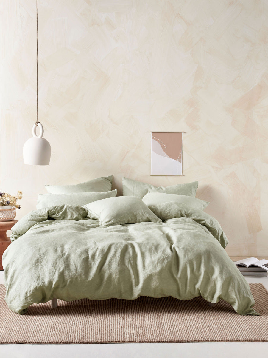 Nimes Wasabi Quilt Cover Set
