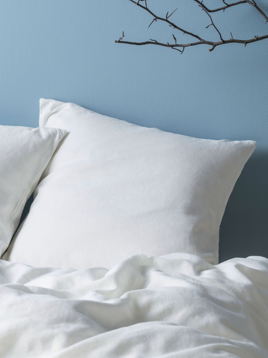 Nimes White European Pillowcase