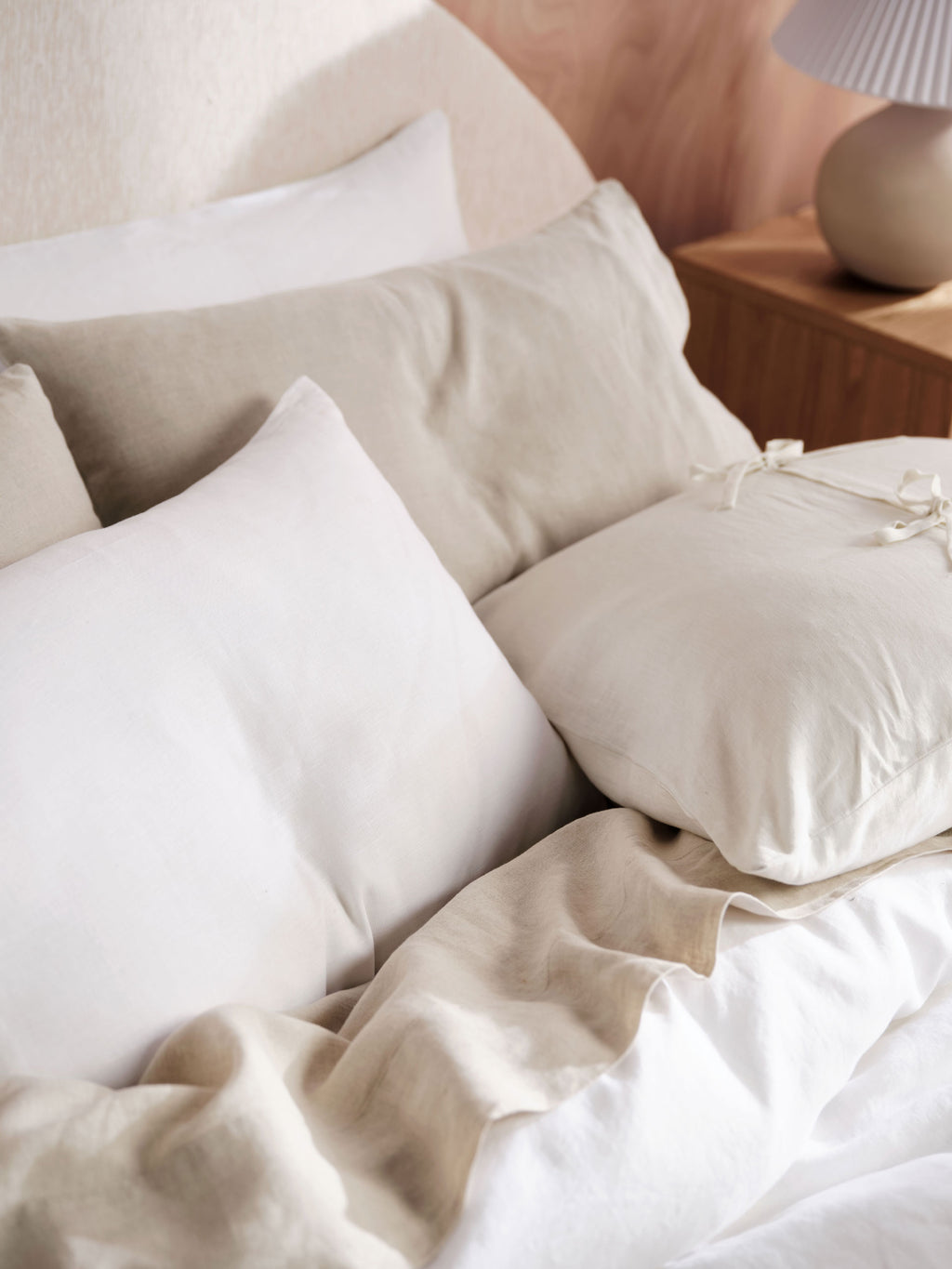 Nimes White Standard Pillowcase