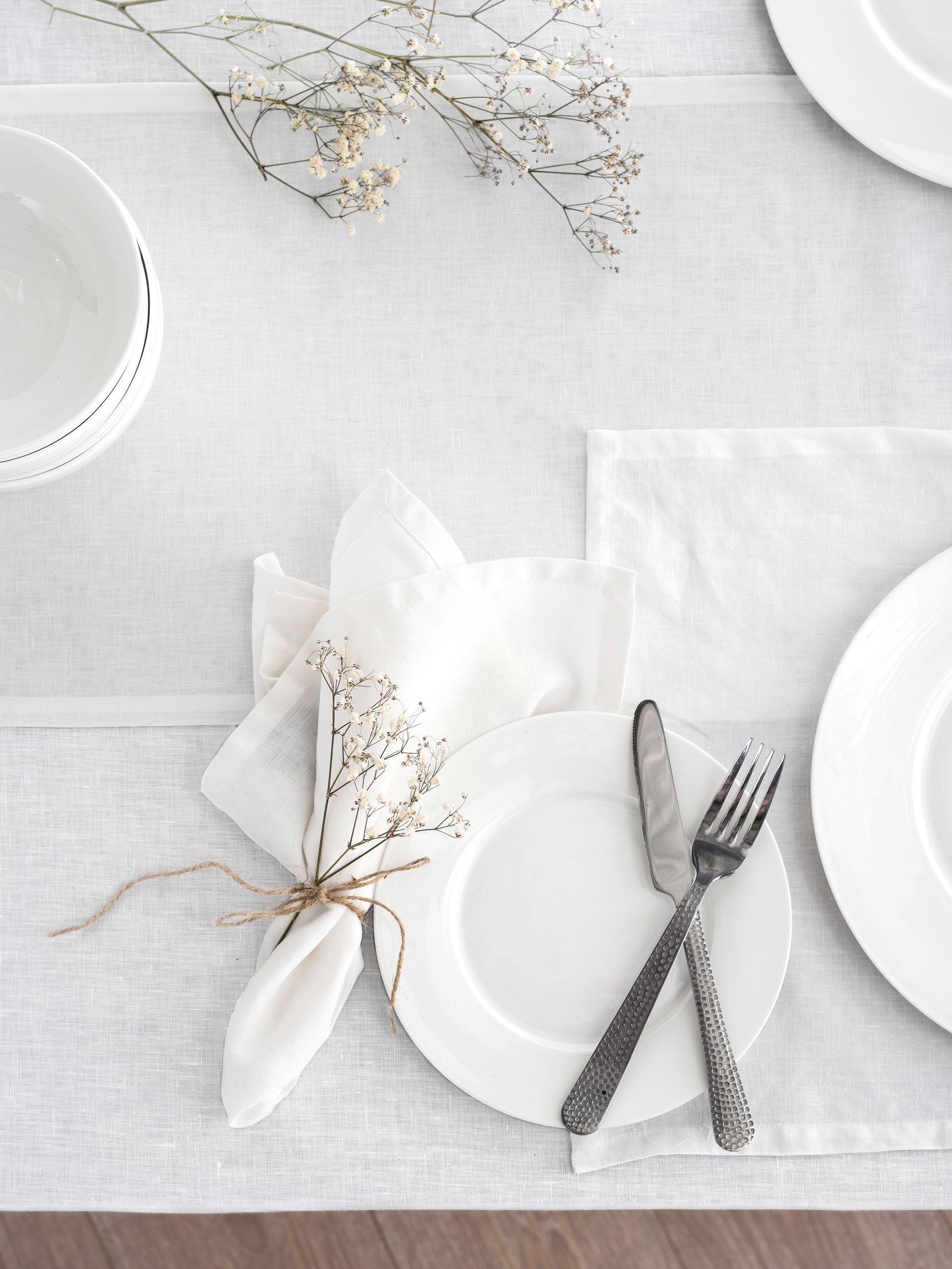 Nimes White Placemat