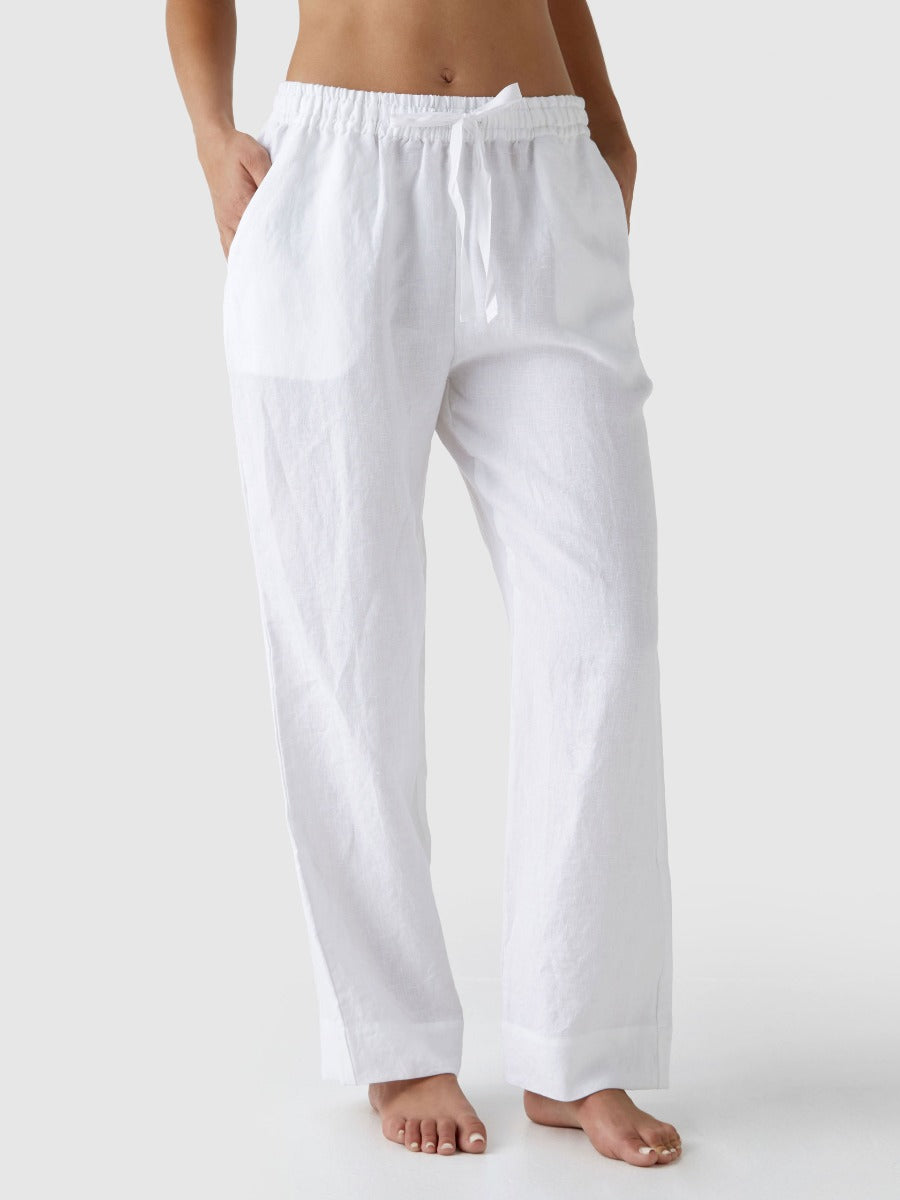 Nimes White Pants