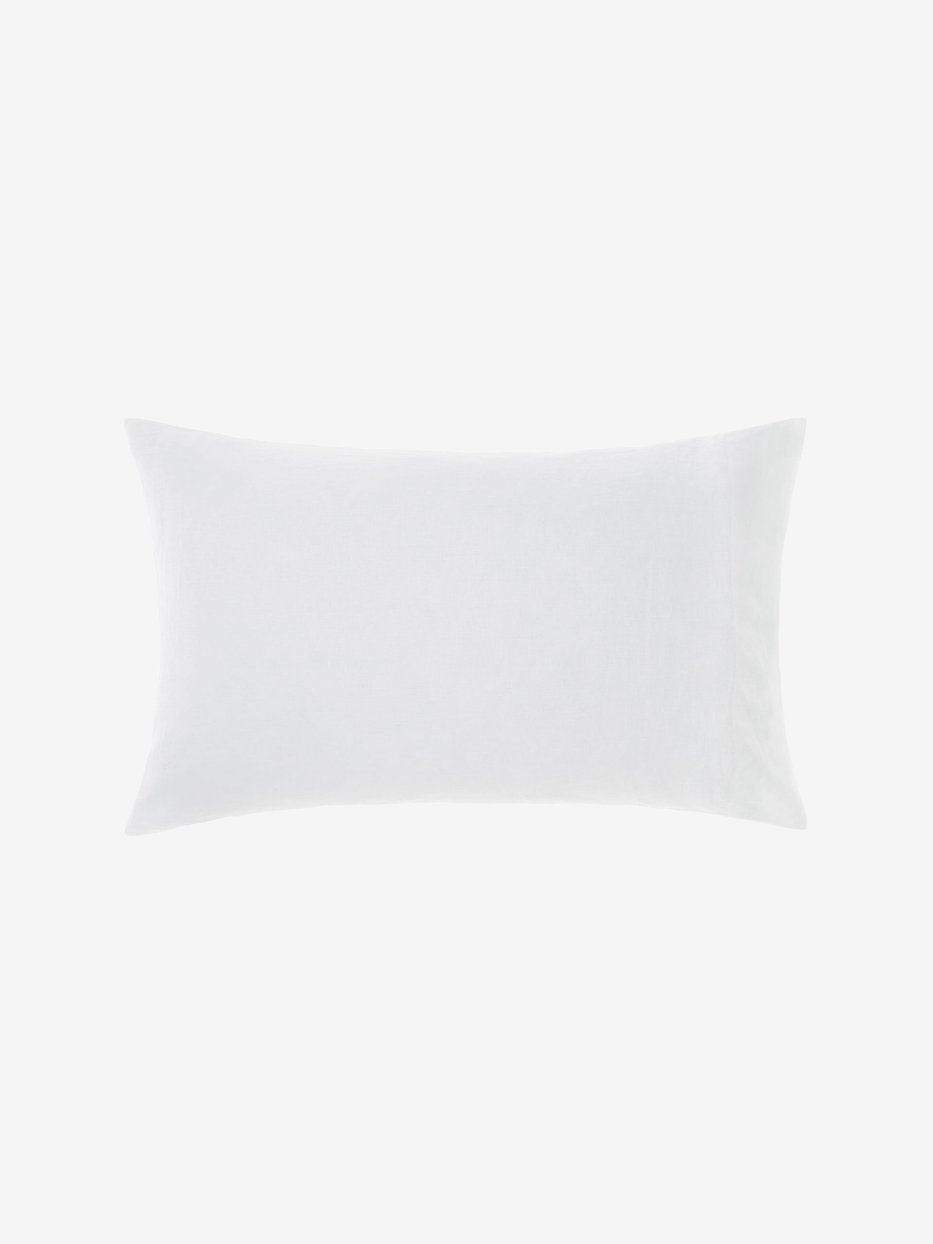 Nimes White Standard Pillowcase