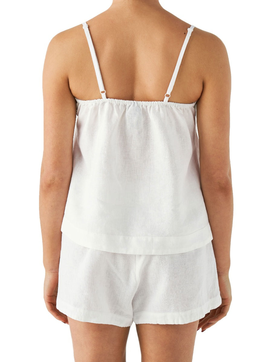 Nimes White Cami