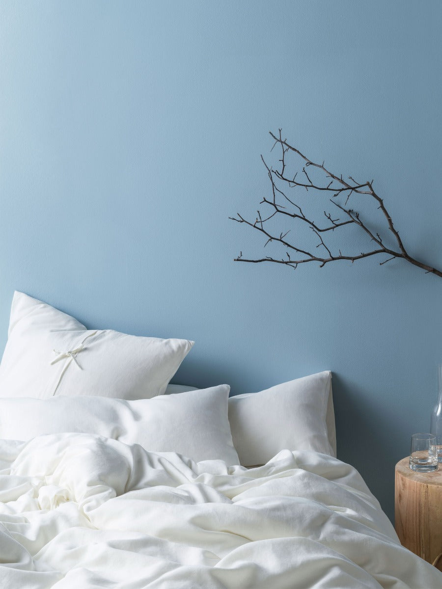 Nimes White European Pillowcase