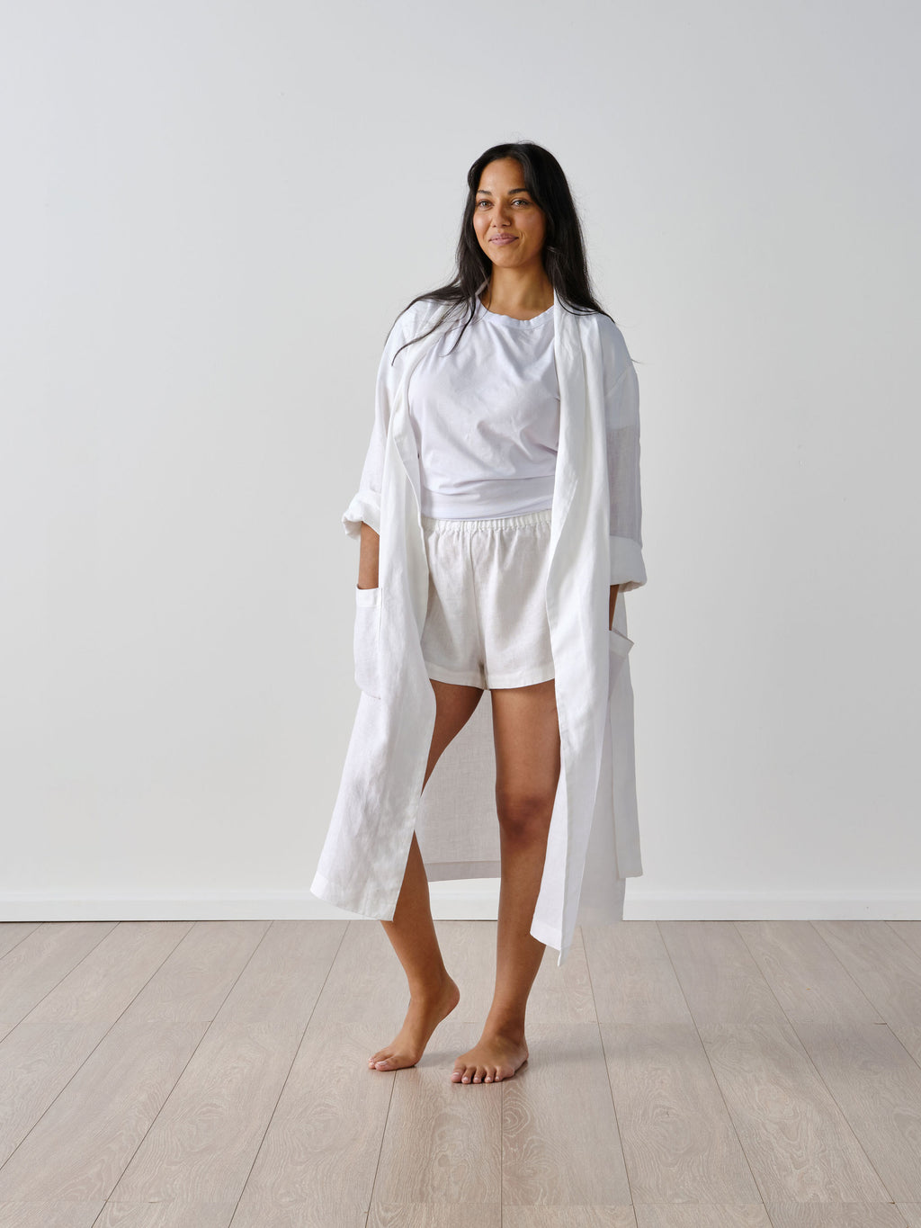 Nimes White Robe