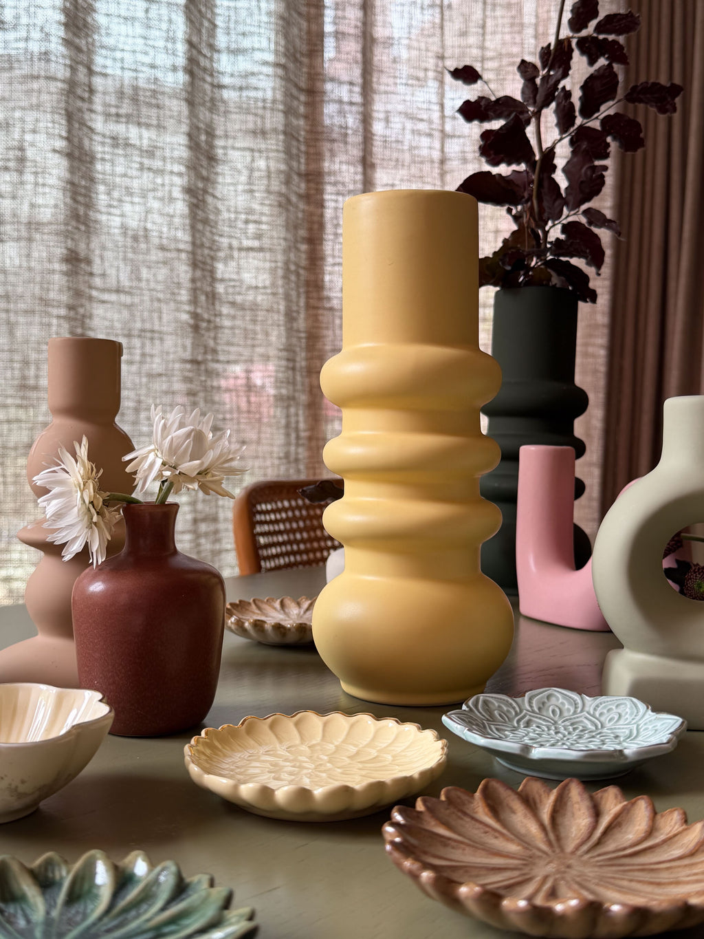 Orbit Lemon Vase 25cm