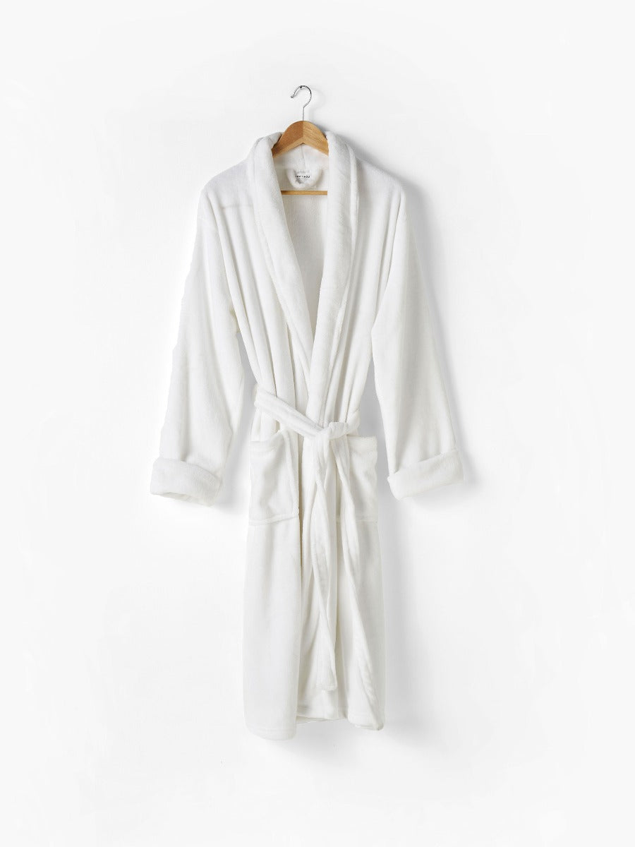 Plush White Robe