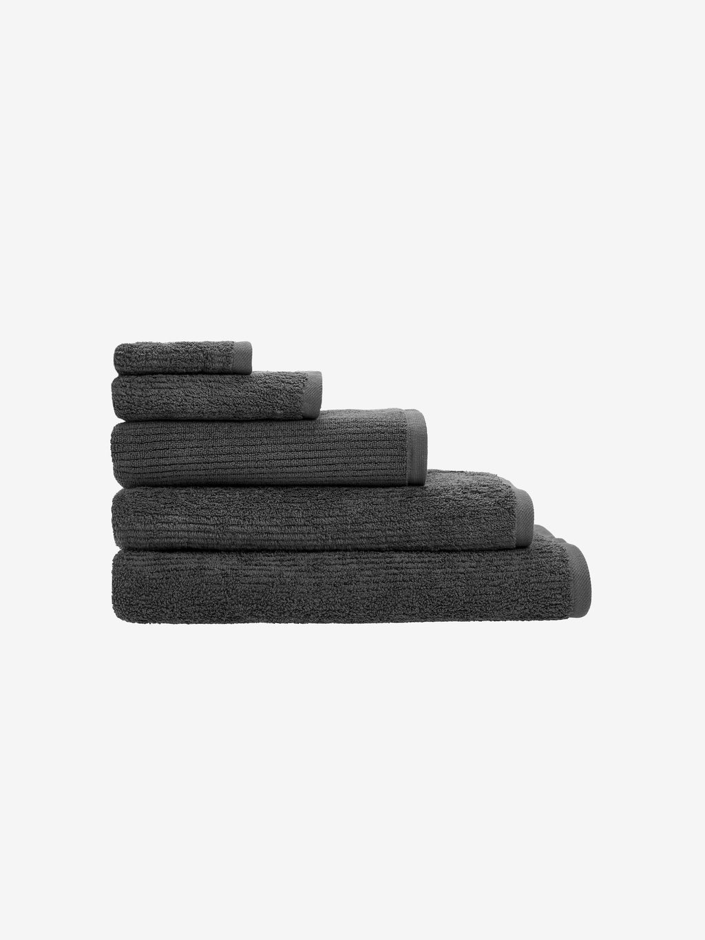 Reed Charcoal Towel Collection