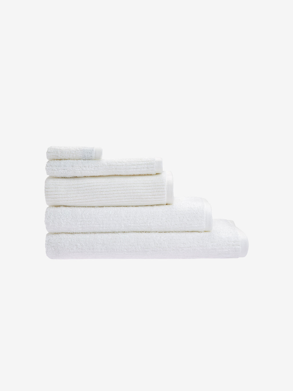 Reed White Towel Collection