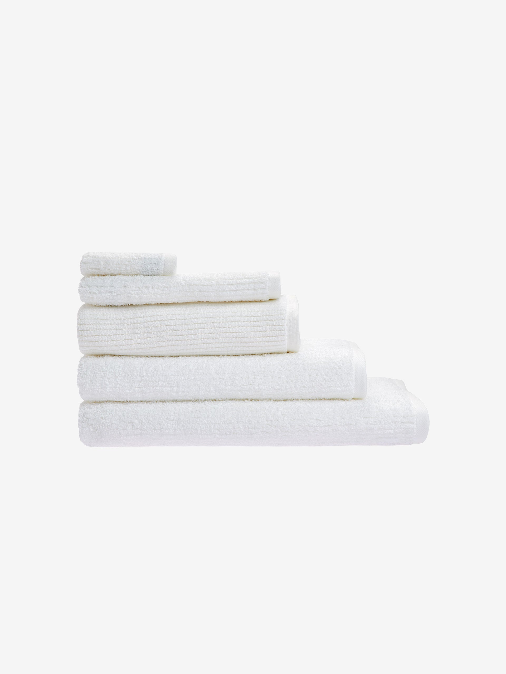 Reed White Towel Collection