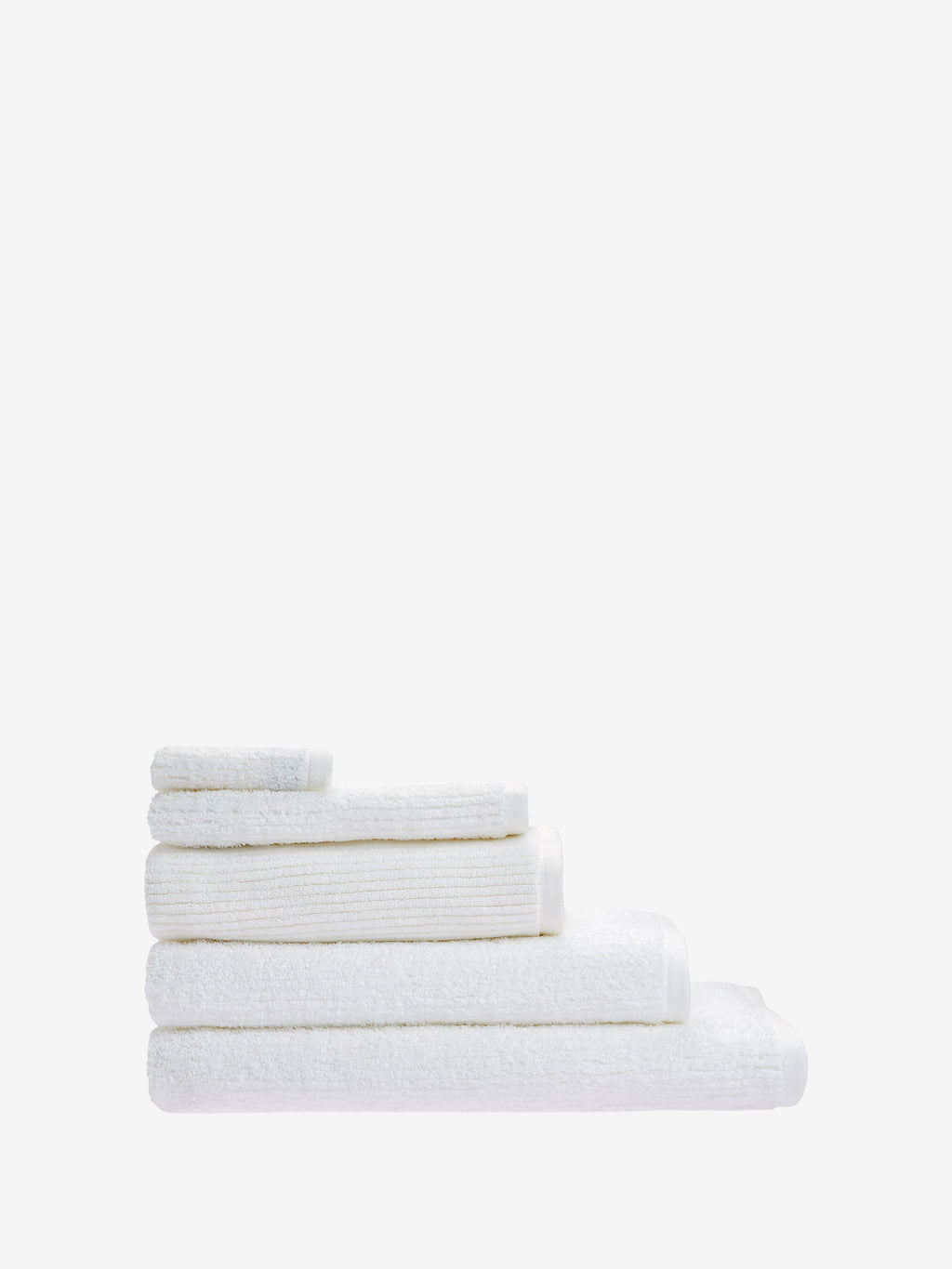 Reed White Towel Collection