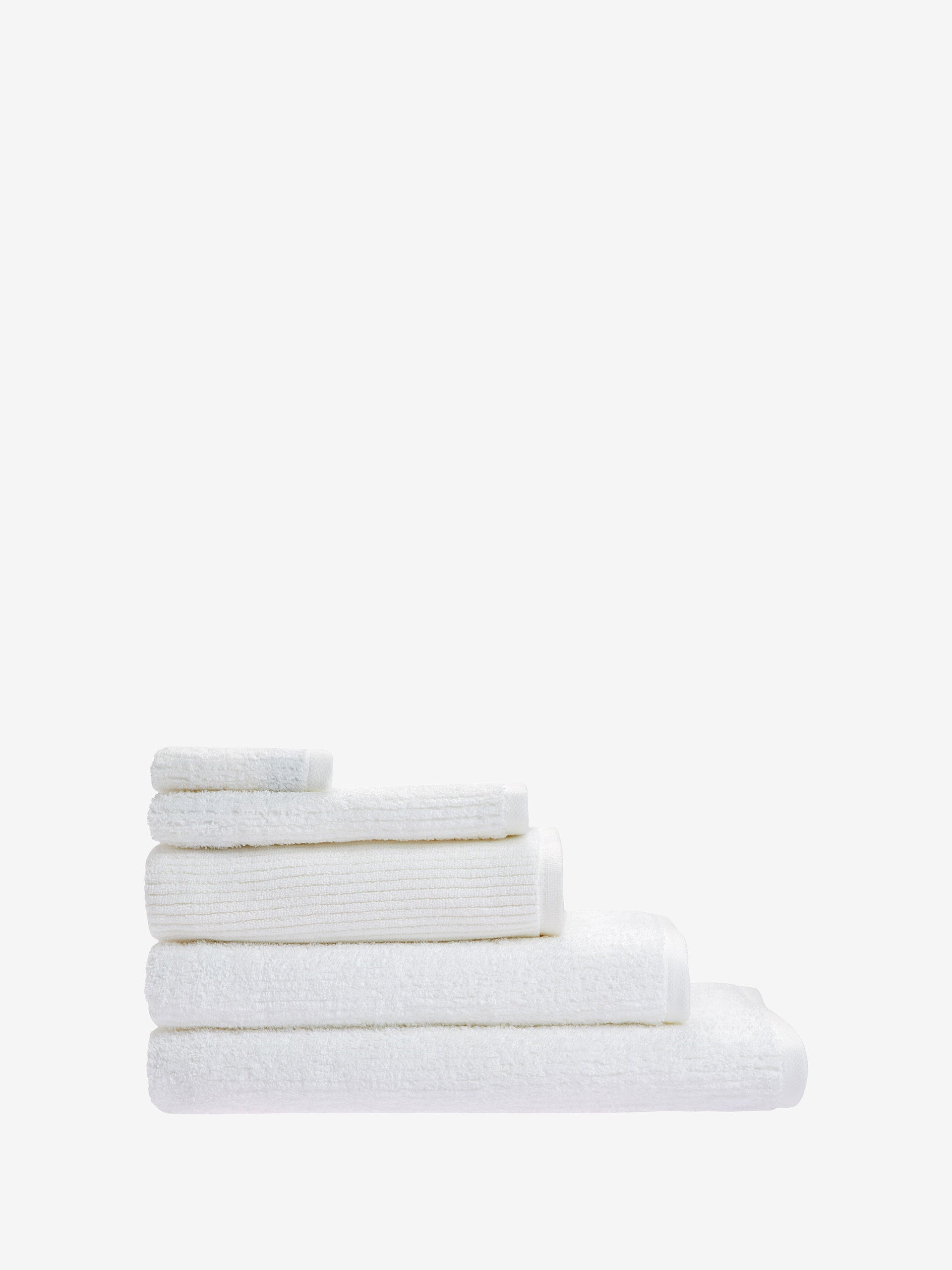 Reed White Towel Collection