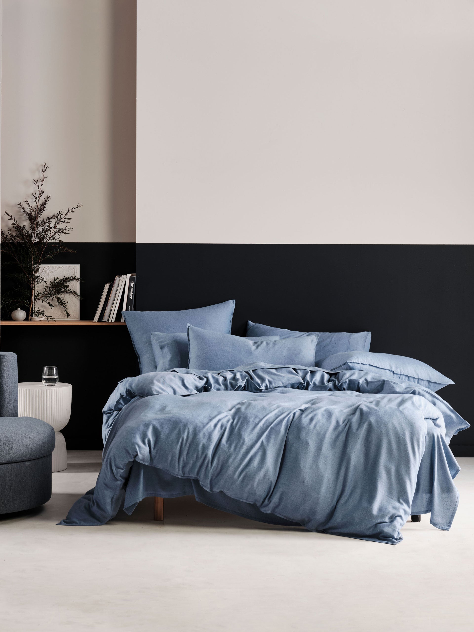 ReJeaneration Ria Denim Quilt Cover Set