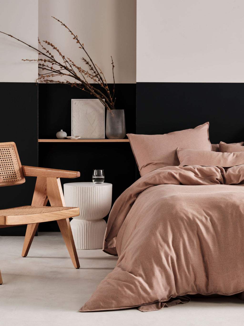 ReJeaneration Ria Rust Quilt Cover Set
