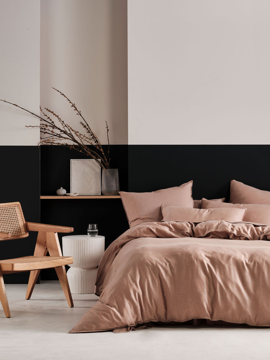 ReJeaneration Ria Rust Quilt Cover Set