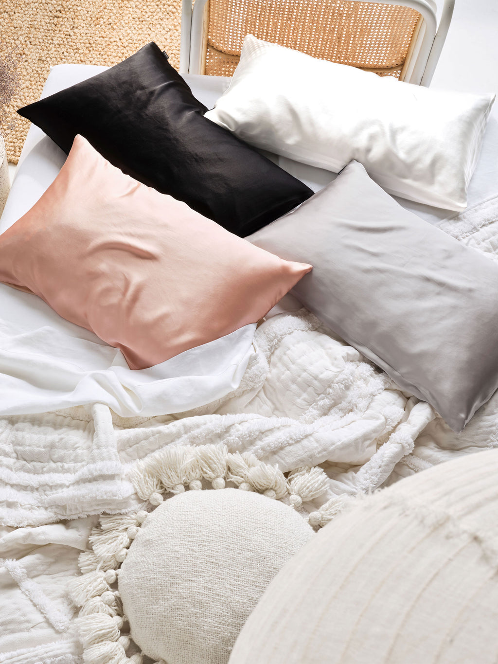Silk Silver Pillowcase