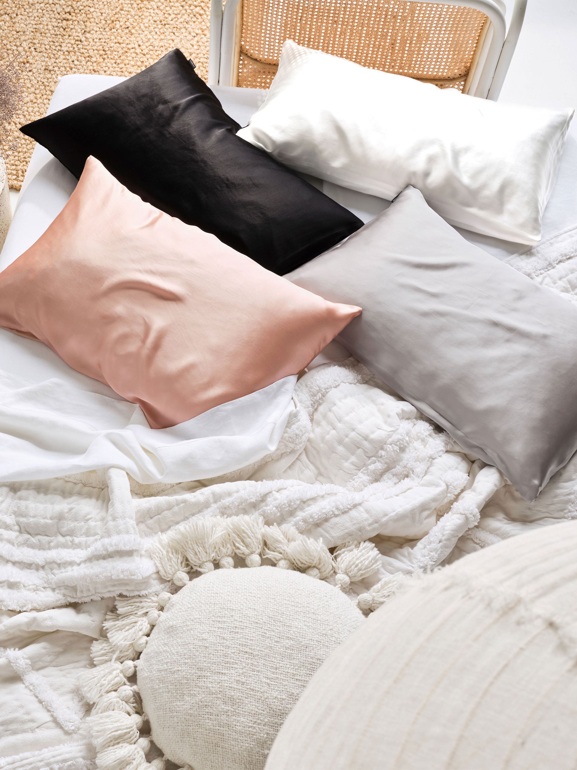 Silk Silver Pillowcase