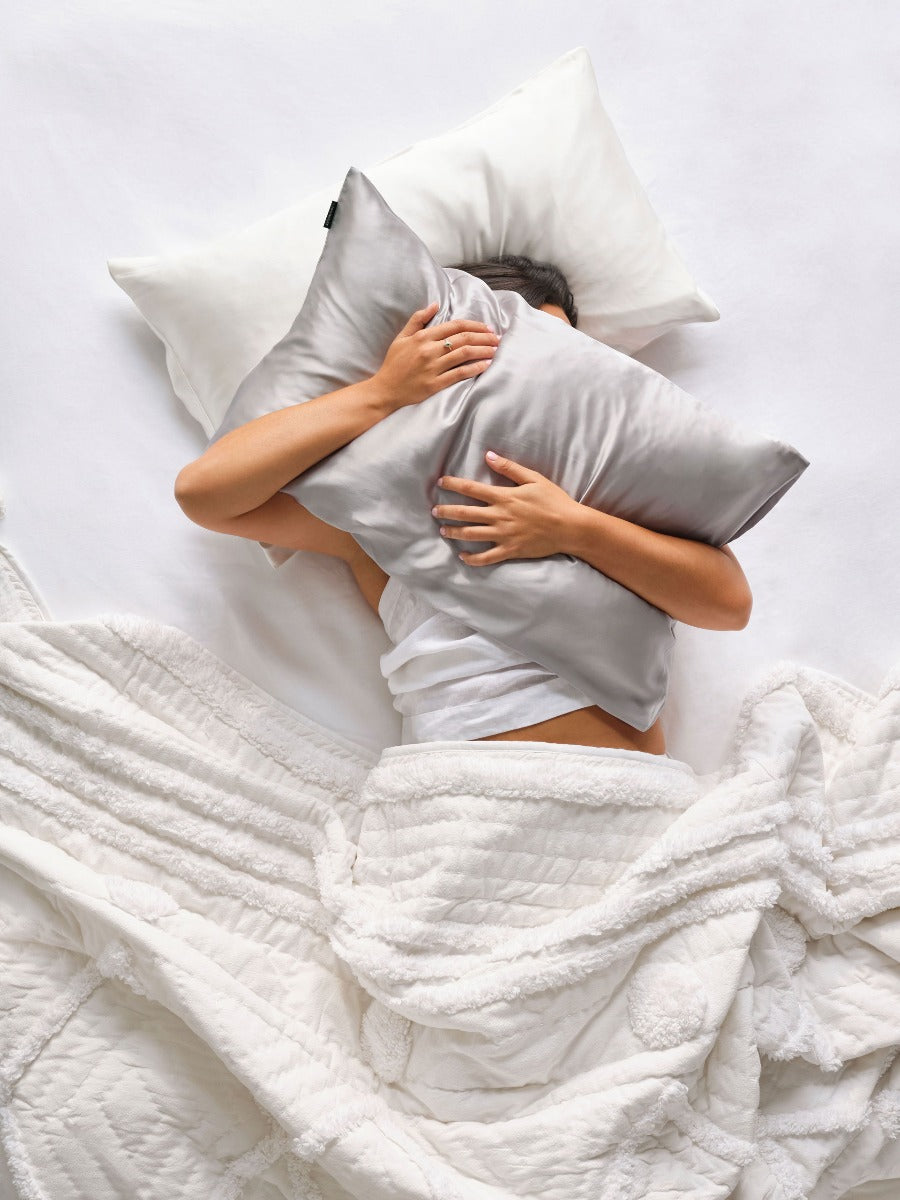 Silk Silver Pillowcase