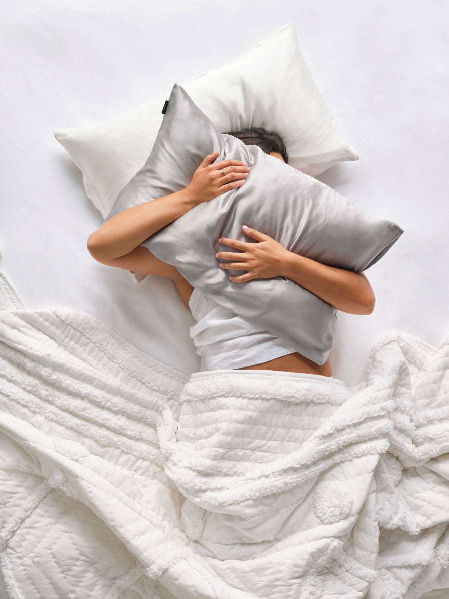 Silk White Pillowcase