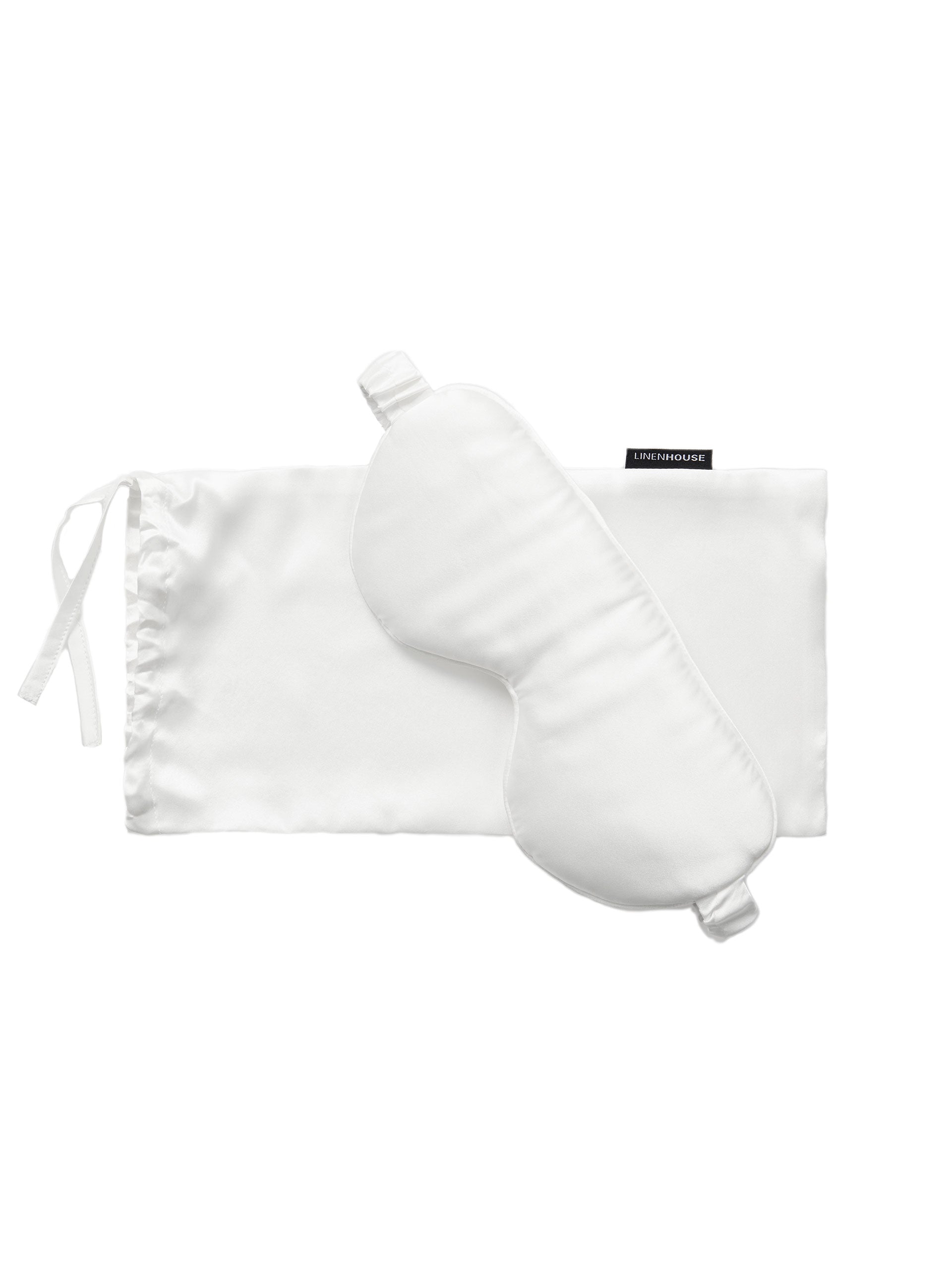 Silk White Sleep Mask