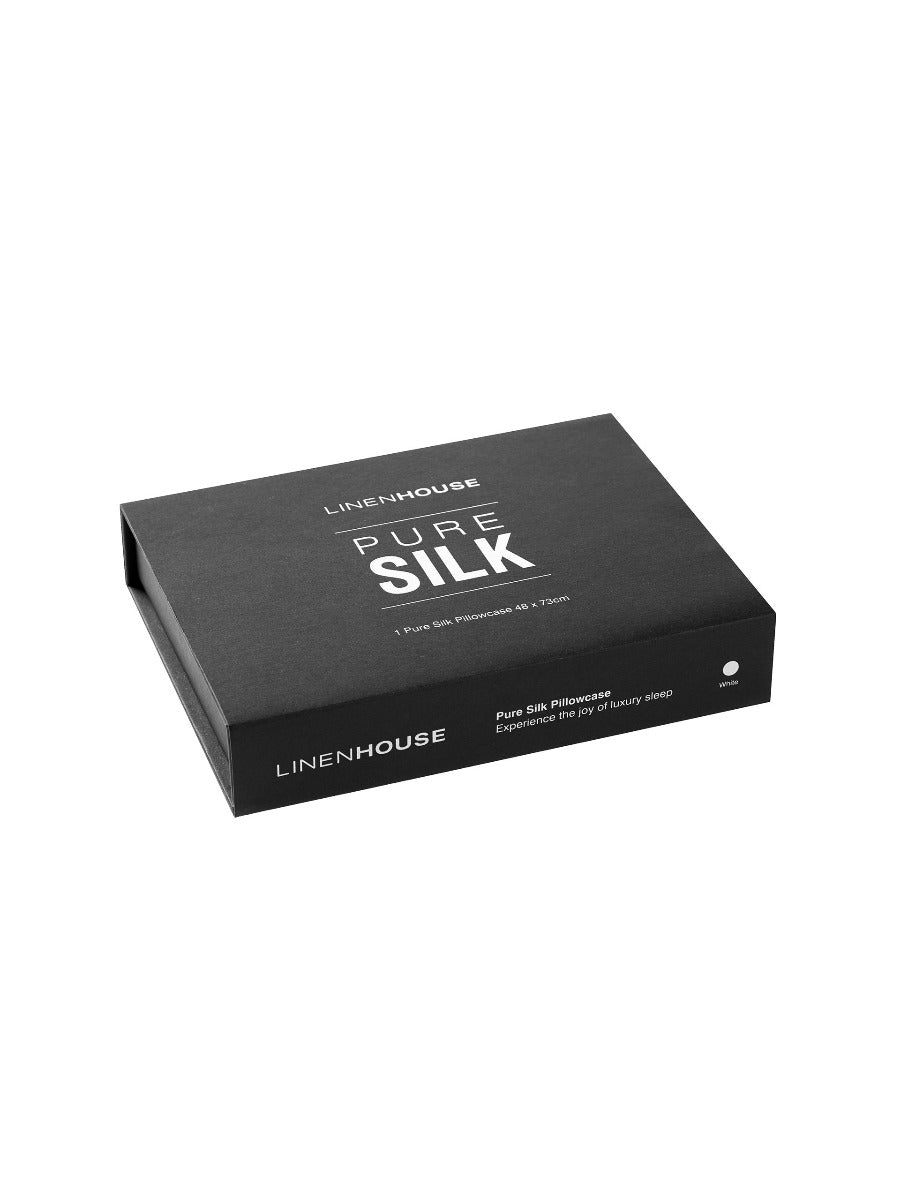 Silk White Pillowcase