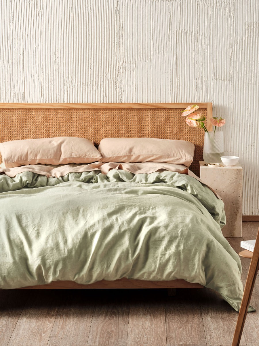 Nimes Wasabi Quilt Cover Set