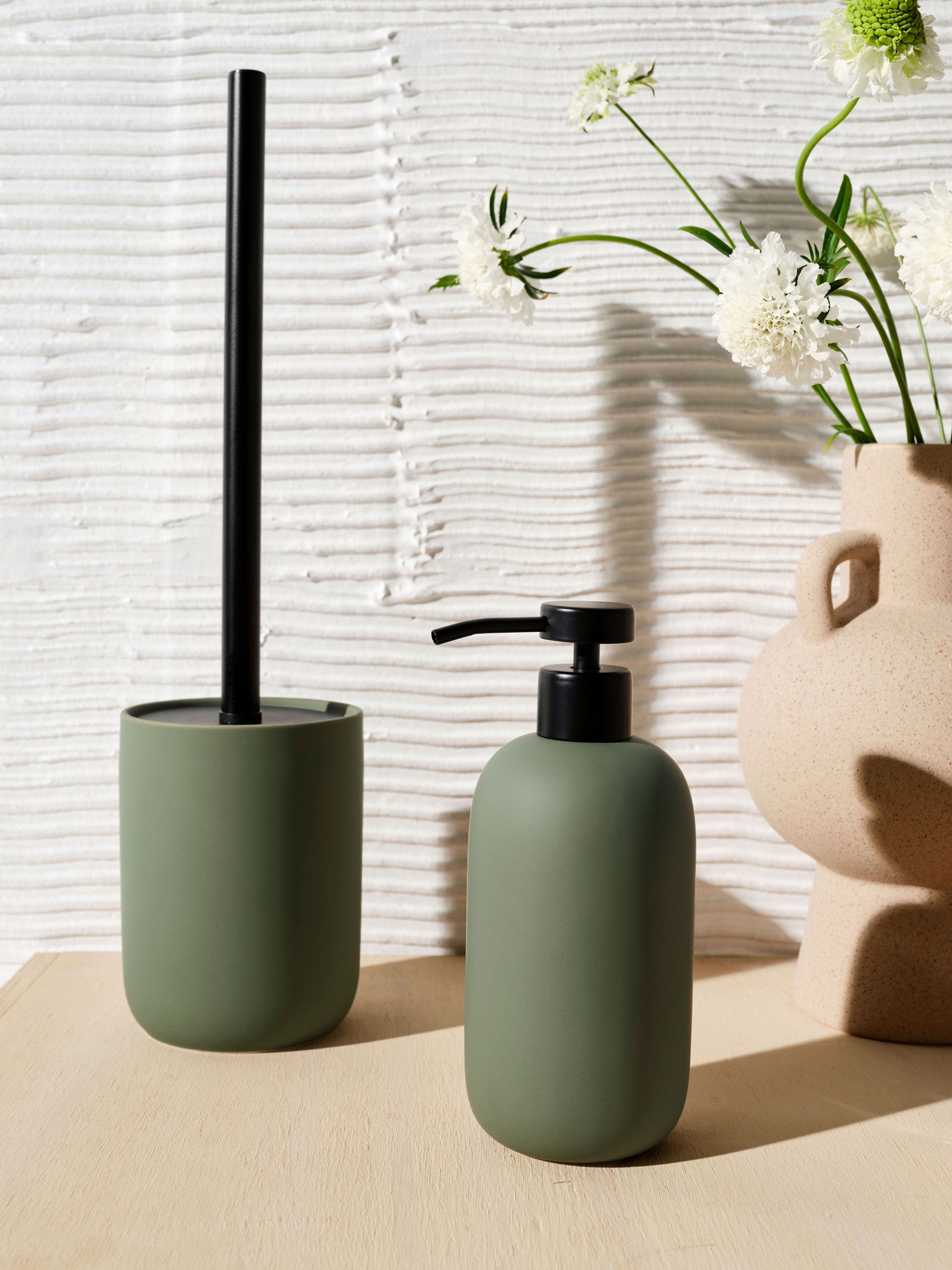 Seaspray Olive Bathroom Collection