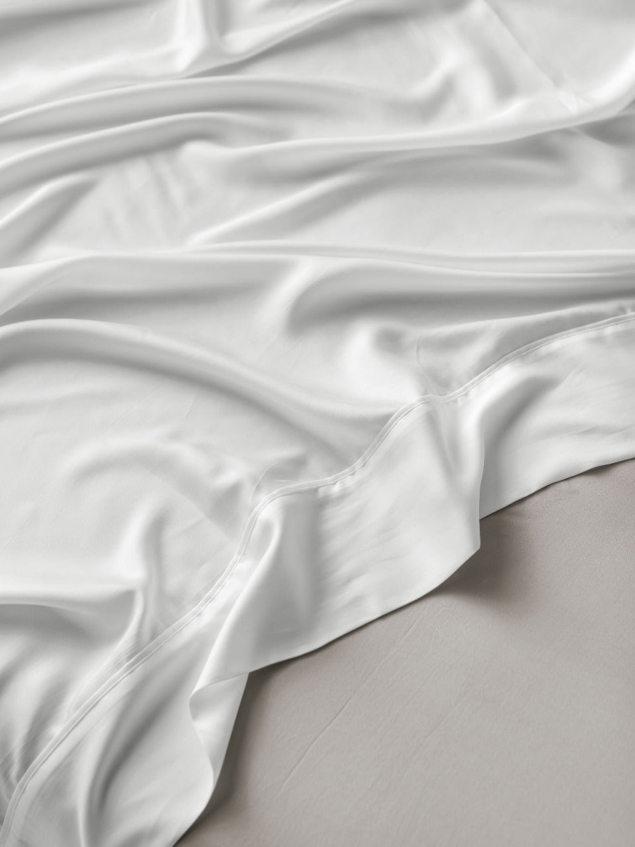 Tencel White Sheet Set