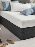 Vienna Quilted Valance | Charcoal