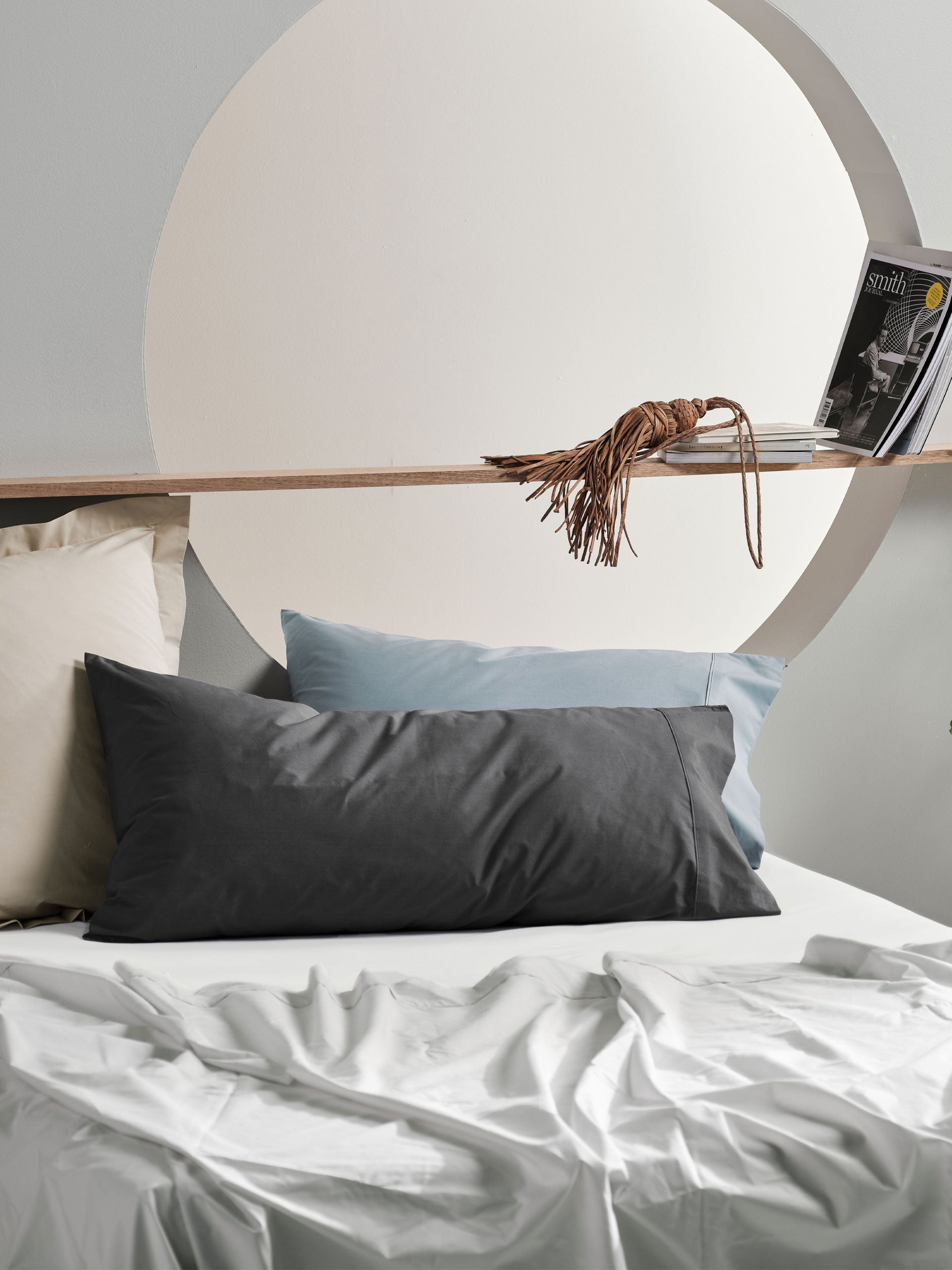 Vienna Charcoal King Pillowcase