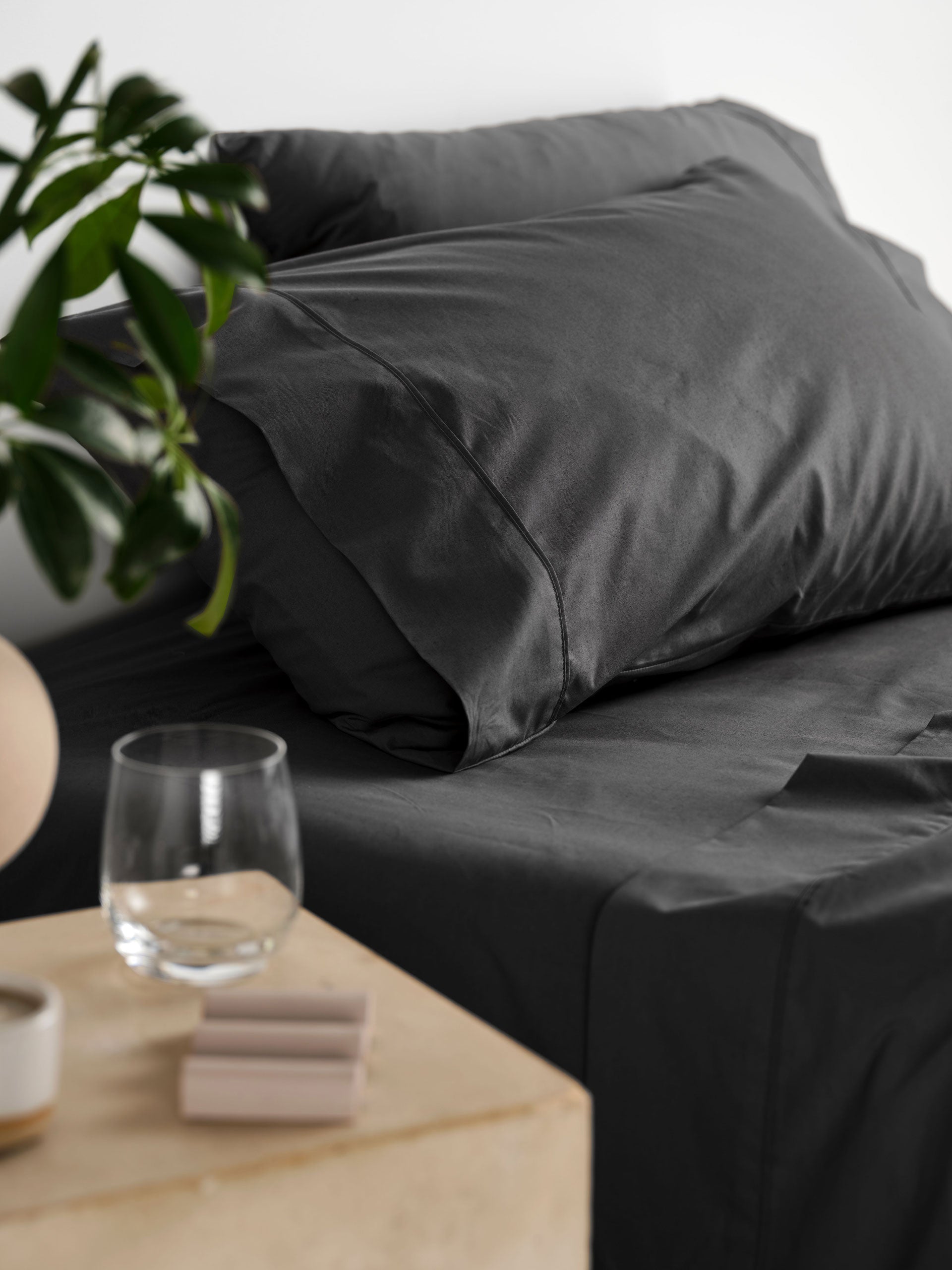 Vienna Charcoal King Pillowcase