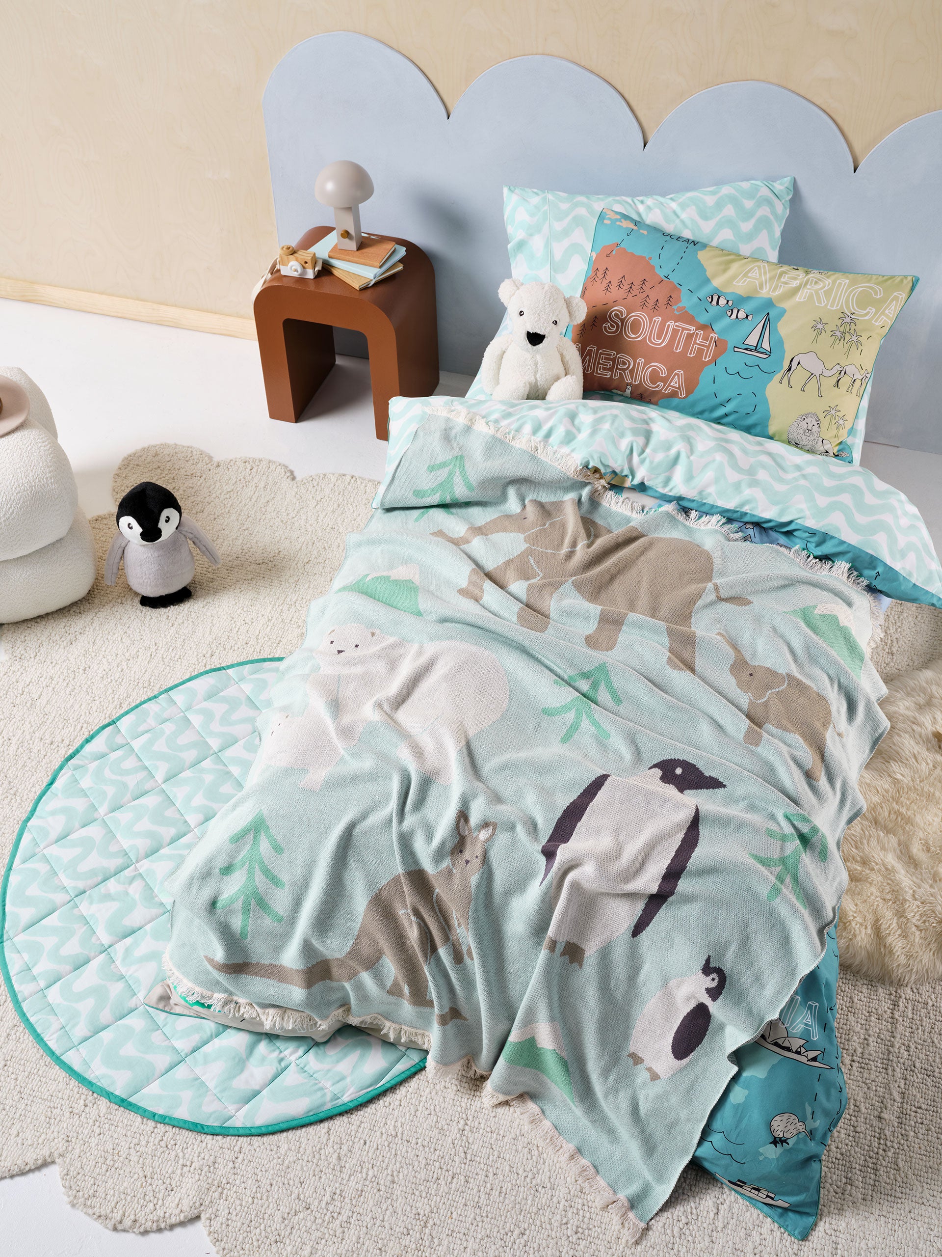 Perry Polar Bear Novelty Cushion