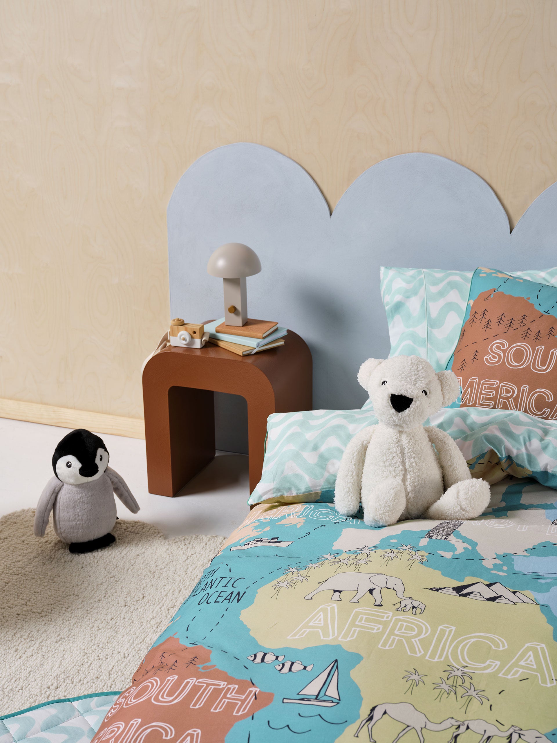 Perry Polar Bear Novelty Cushion