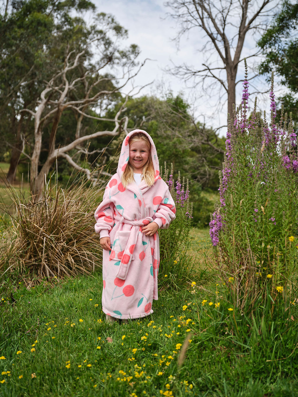 Plush Cherrylicious Kids Robe