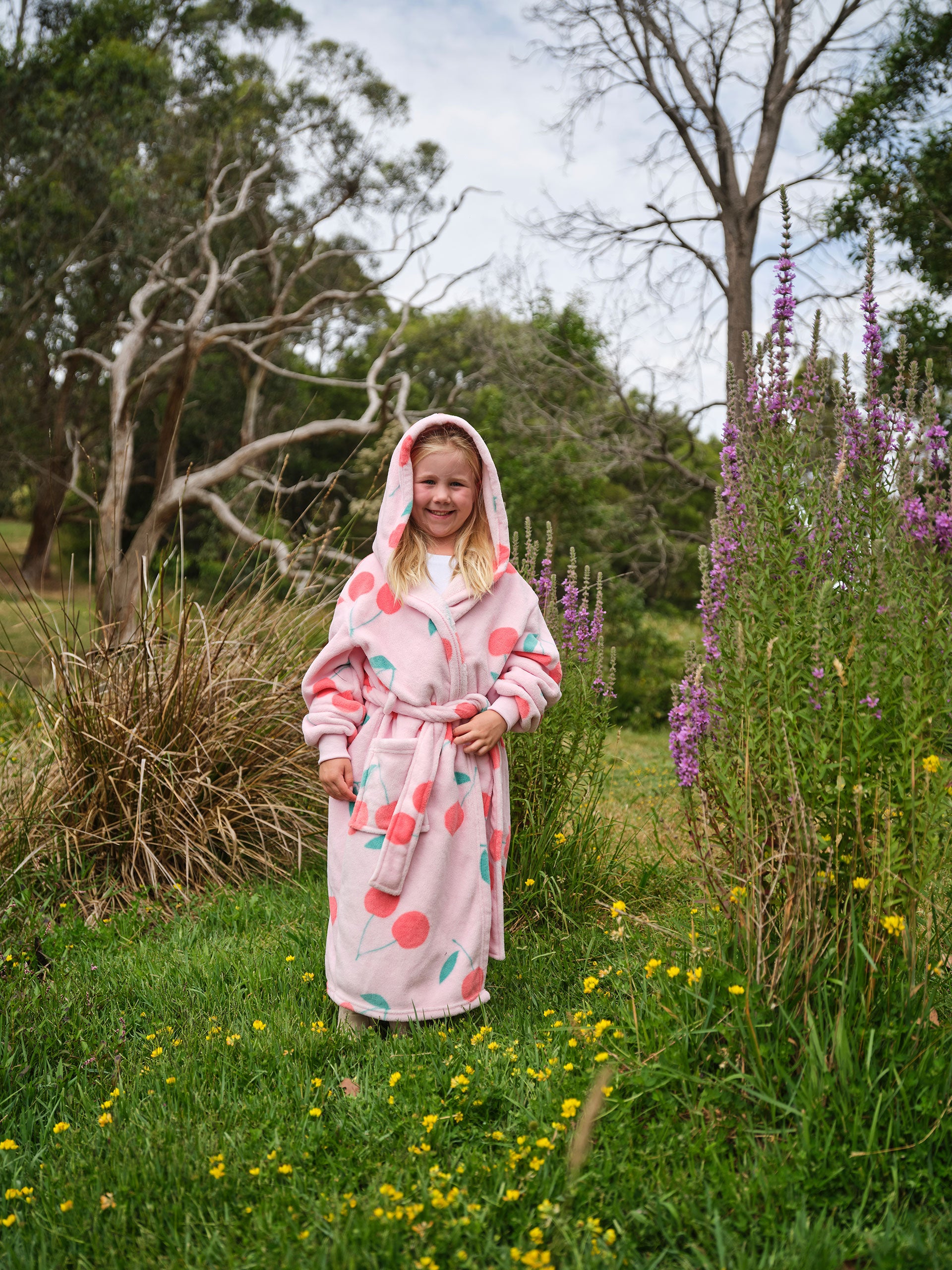 Plush Cherrylicious Kids Robe