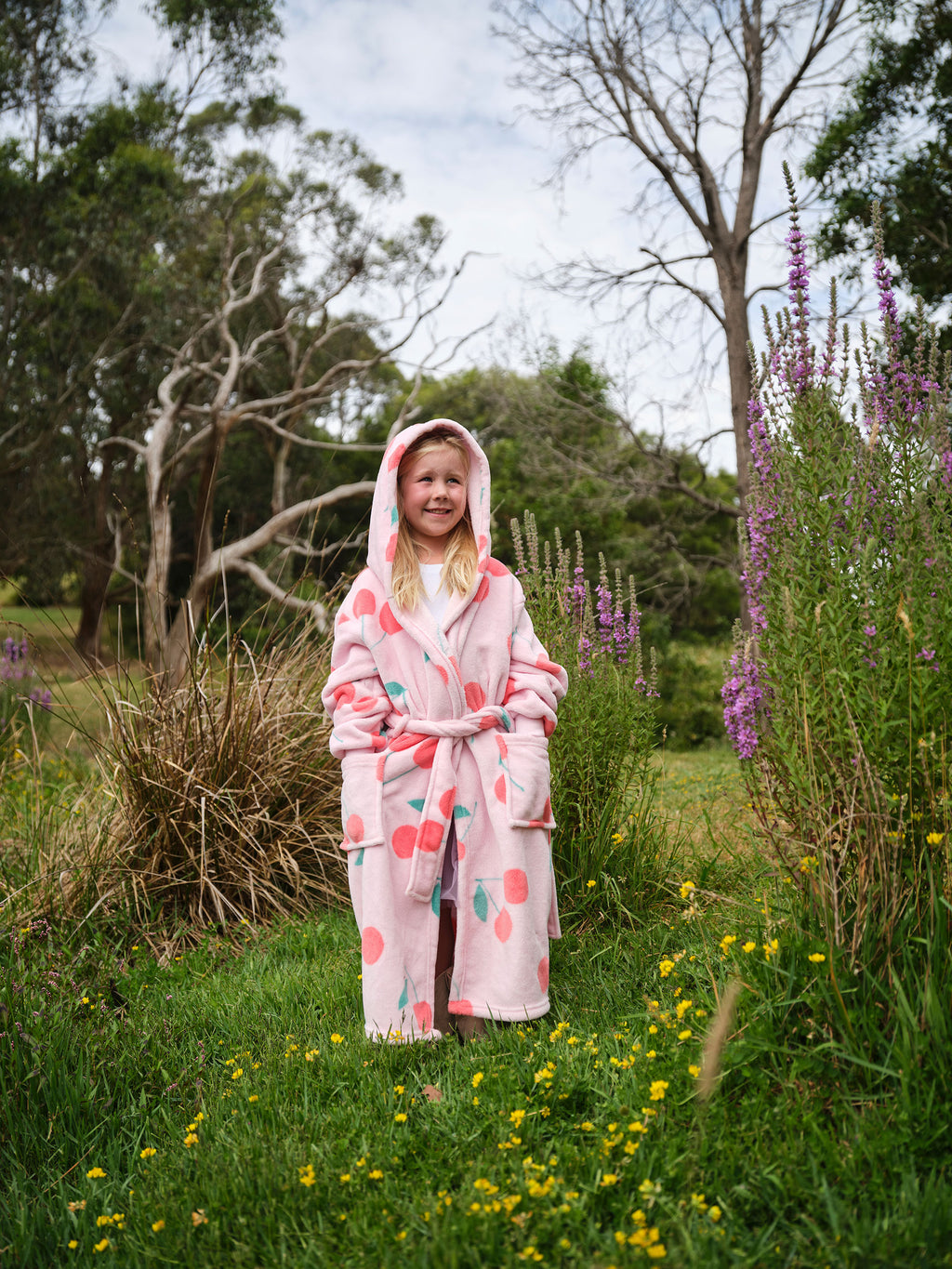 Plush Cherrylicious Kids Robe