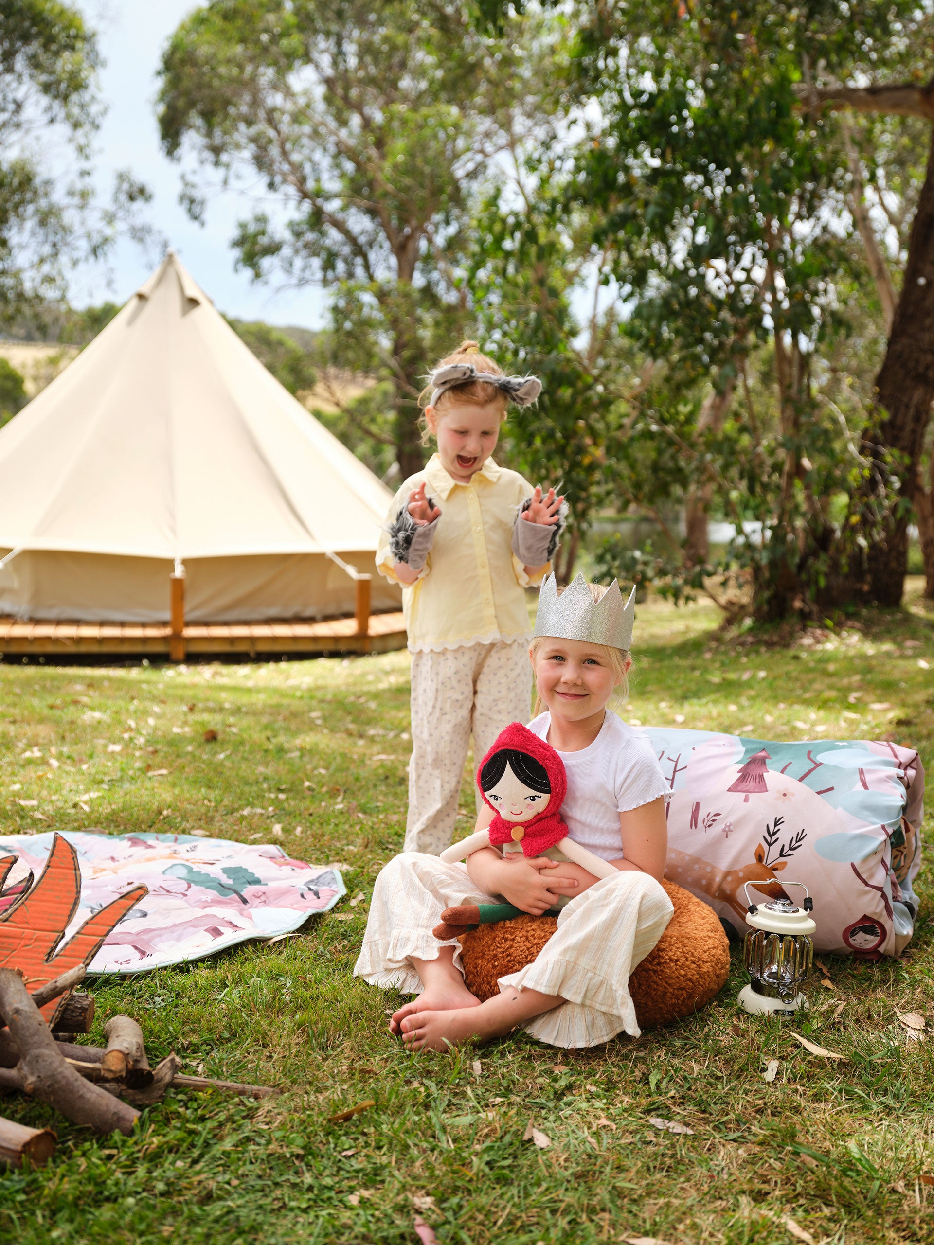 Folk Woodland Quilt Cover Set
