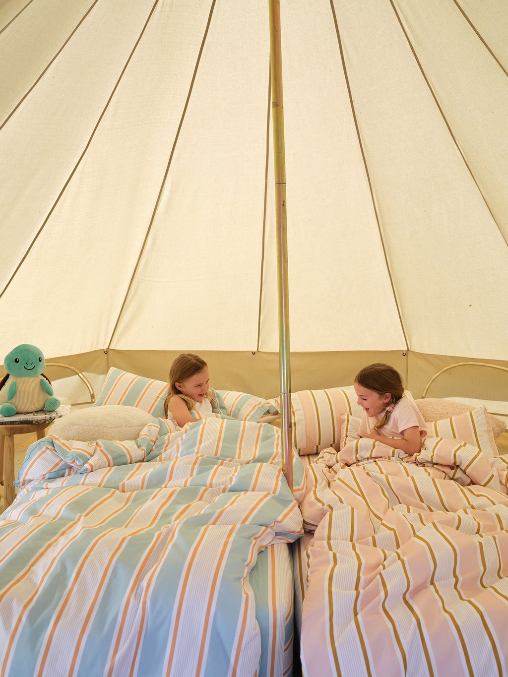 Sailor Stripe Blue Quilt Cover Set