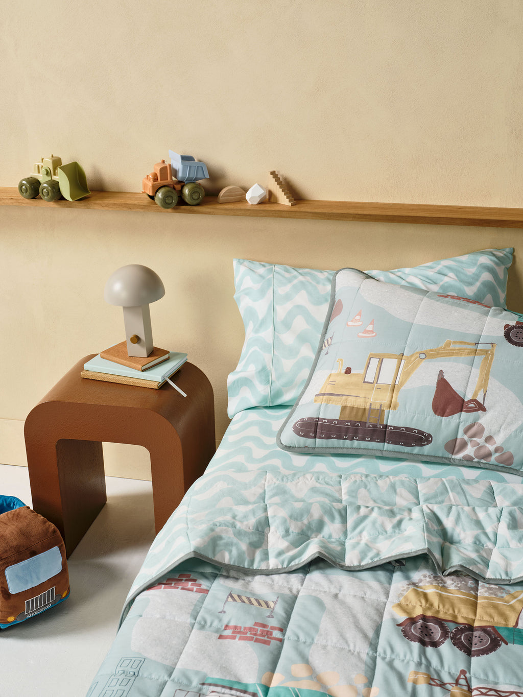 Wiggle Wiggle Fitted Sheet + Pillowcase Set
