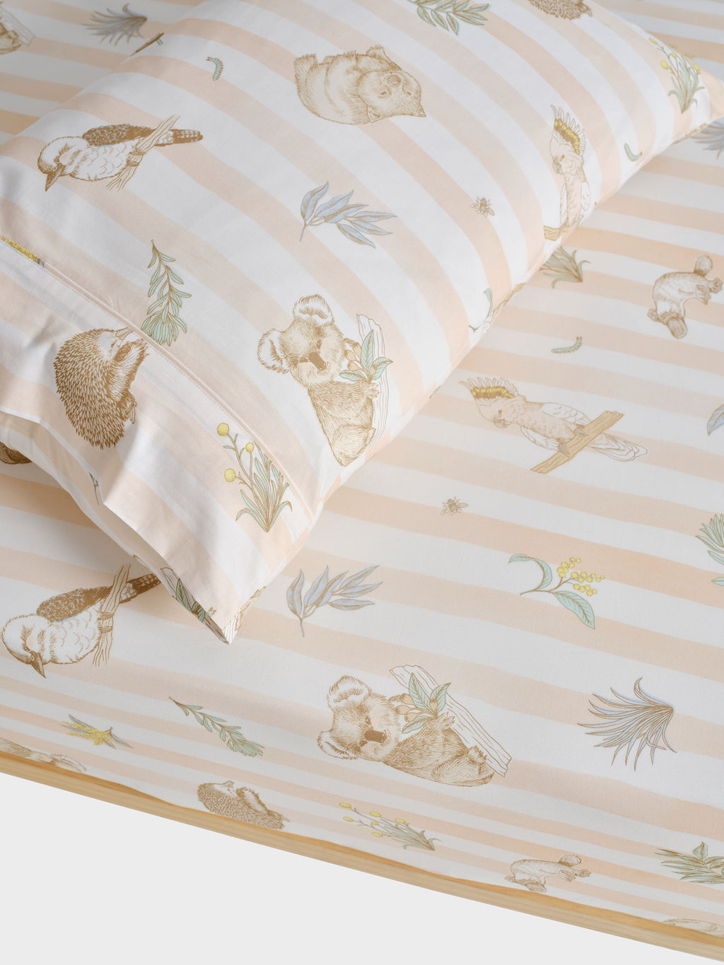 Bush Walk Fitted Sheet + Pillowcase Set