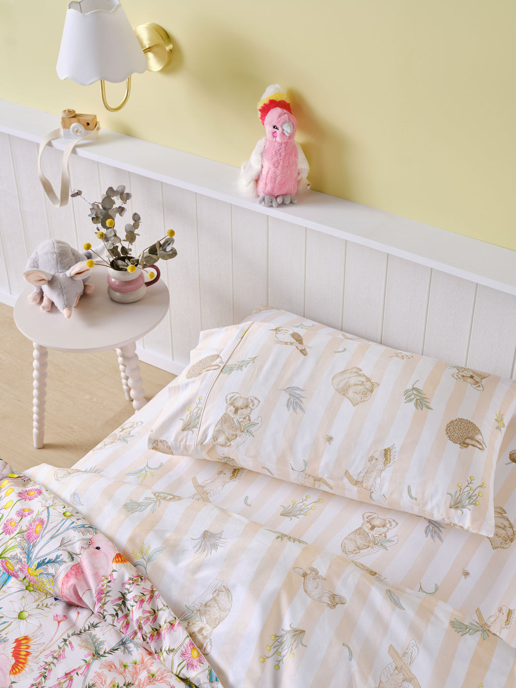 Bush Walk Fitted Sheet + Pillowcase Set