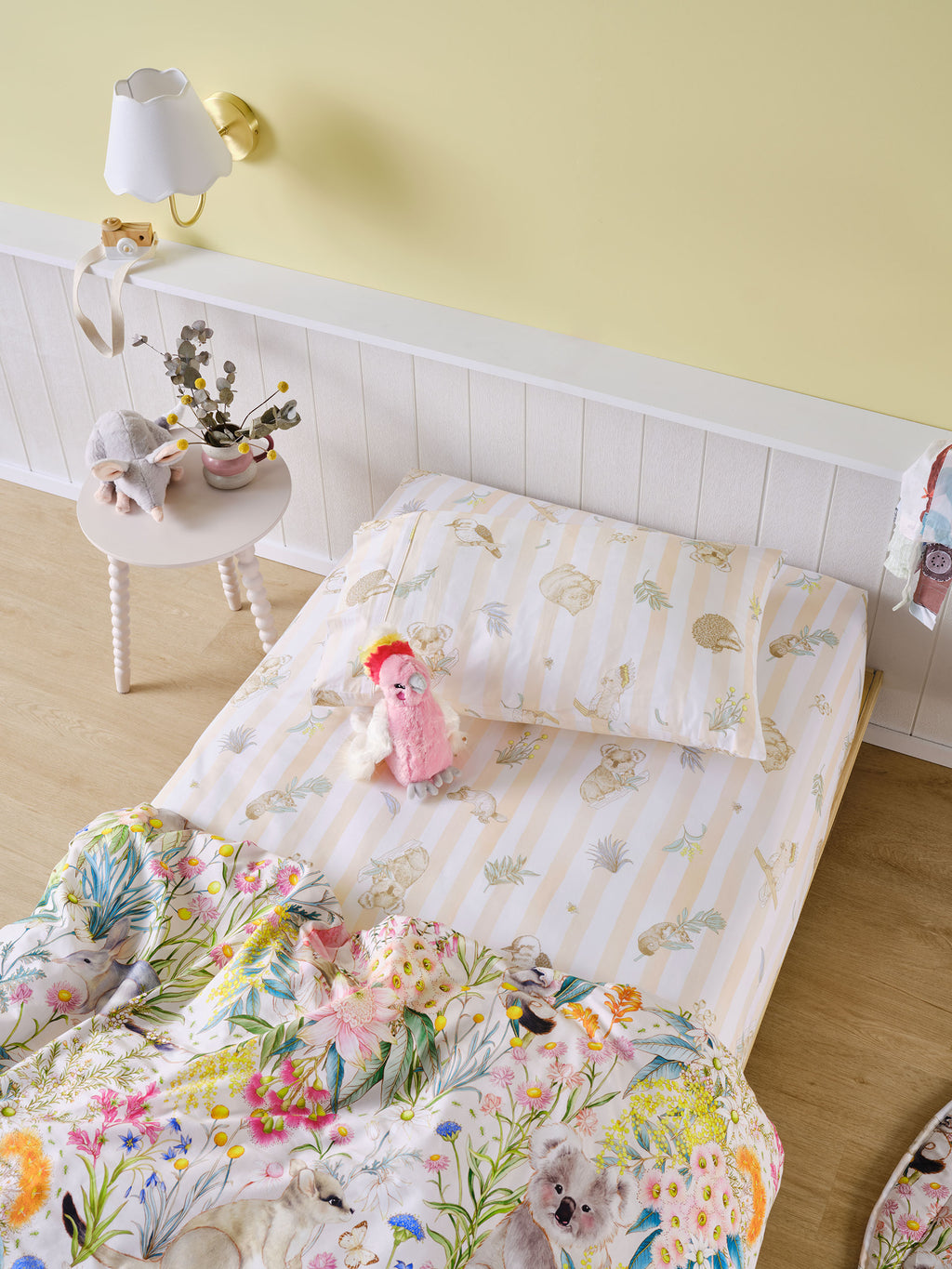 Bush Walk Fitted Sheet + Pillowcase Set