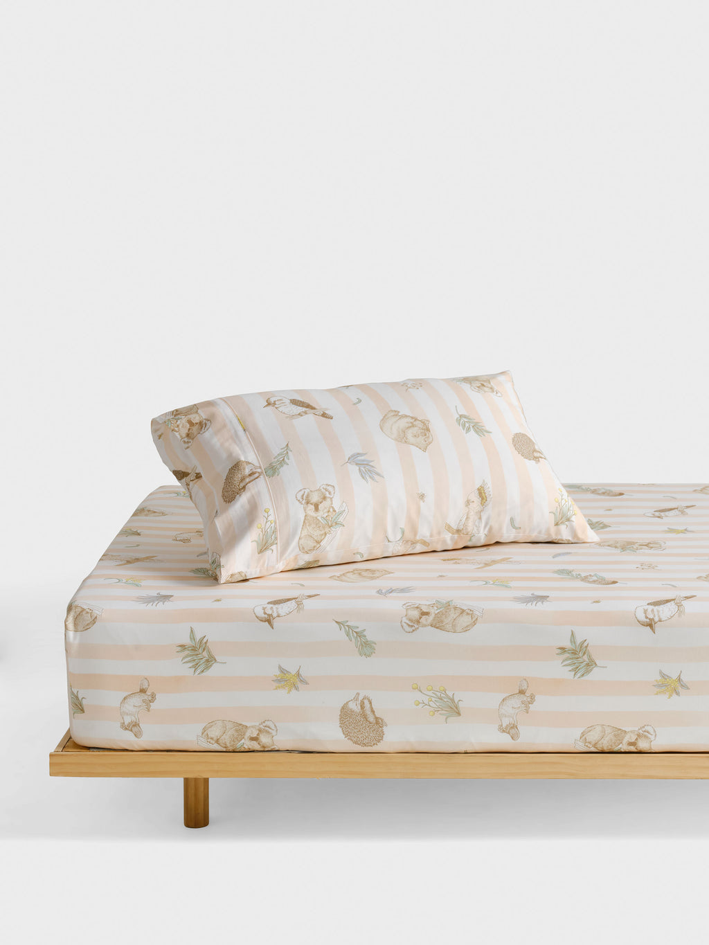 Bush Walk Fitted Sheet + Pillowcase Set