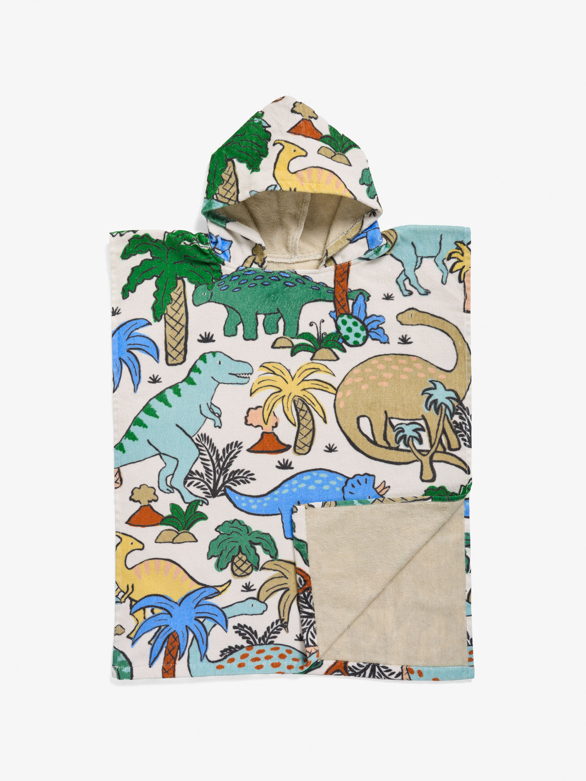 Diehard Dino Beach Poncho